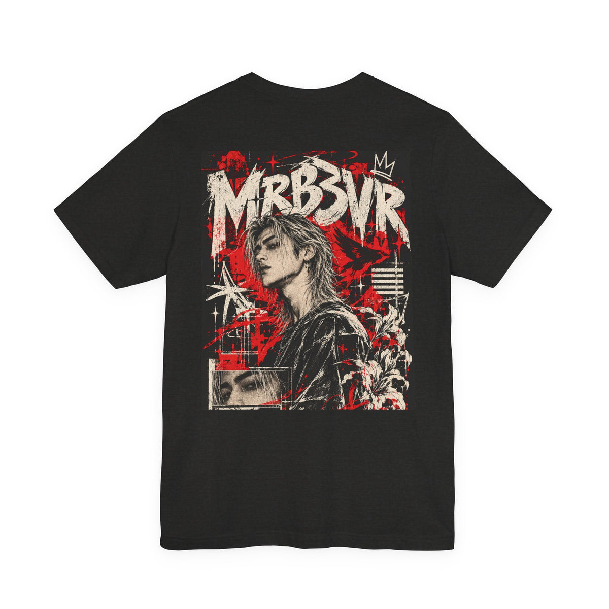 Retro Punk Graphic Tee — 'MRB3VR' Portrait Design