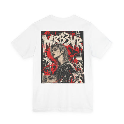 Retro Punk Graphic Tee — 'MRB3VR' Portrait Design
