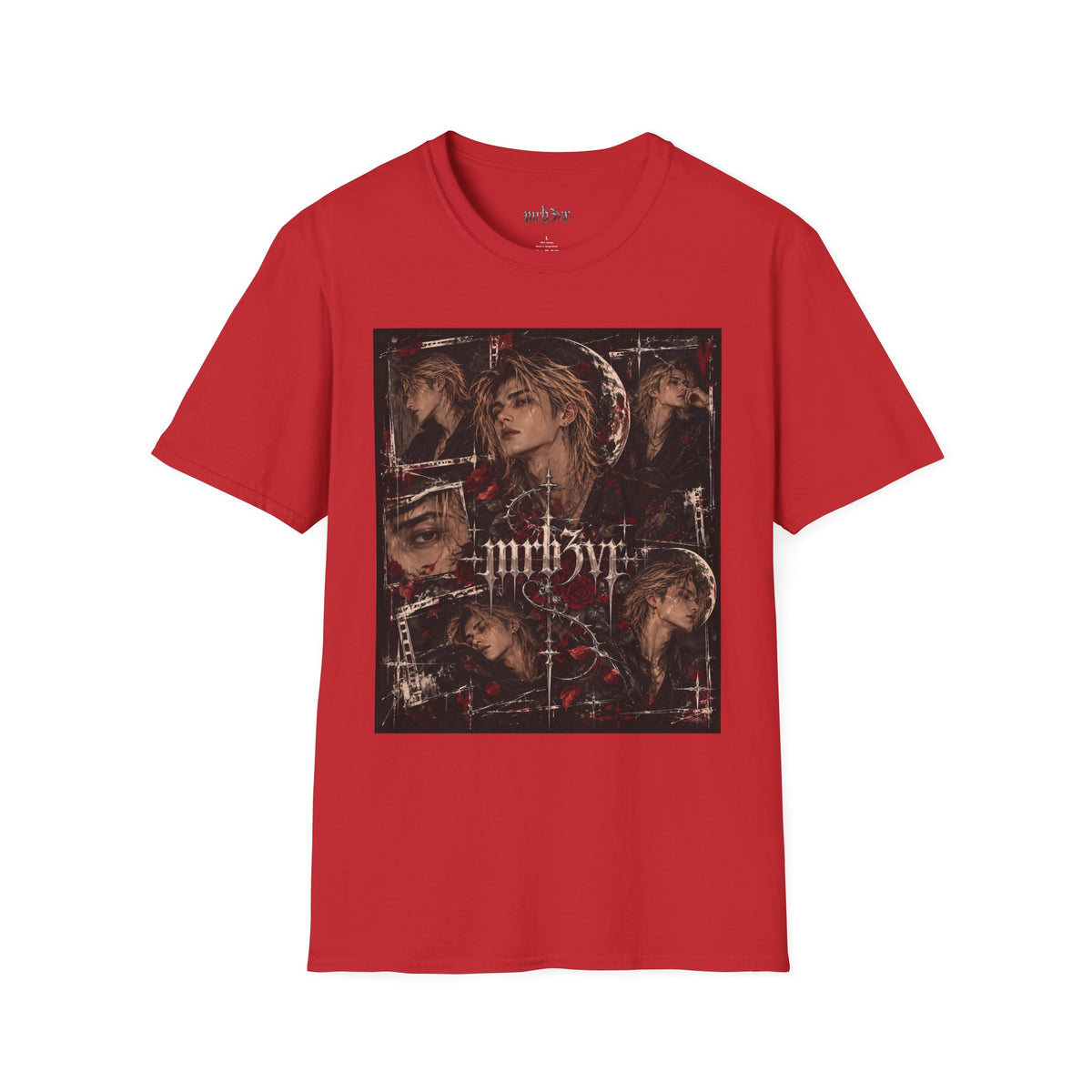 Dark Floral MRB3VR T-Shirt — Gothic Moon & Rose Graphic Tee