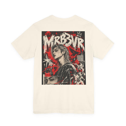 Retro Punk Graphic Tee — 'MRB3VR' Portrait Design