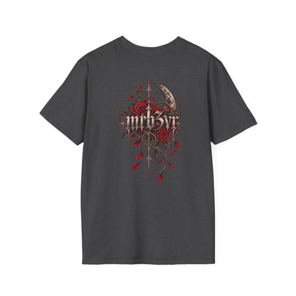 Dark Floral MRB3VR T-Shirt — Gothic Moon & Rose Graphic Tee