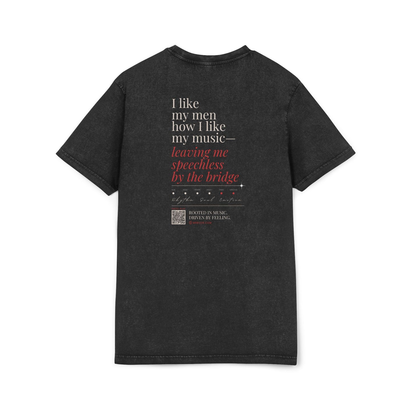 Acid Wash Graphic Tee – I Like My Men How I Like My Music Shirt | Vintage Music Lover T-Shirt | Unisex Streetwear | FREE SHIPPING WORLDWIDE
