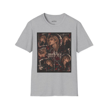 Dark Floral MRB3VR T-Shirt — Gothic Moon & Rose Graphic Tee