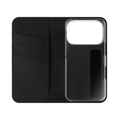 Lyric Flip Case | Dark Romantic Aesthetic Phone Case | Music-Inspired Folio Wallet Case