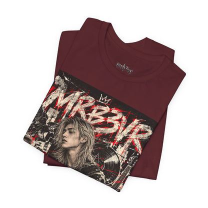 Retro Punk Graphic Tee — 'MRB3VR' Portrait Design