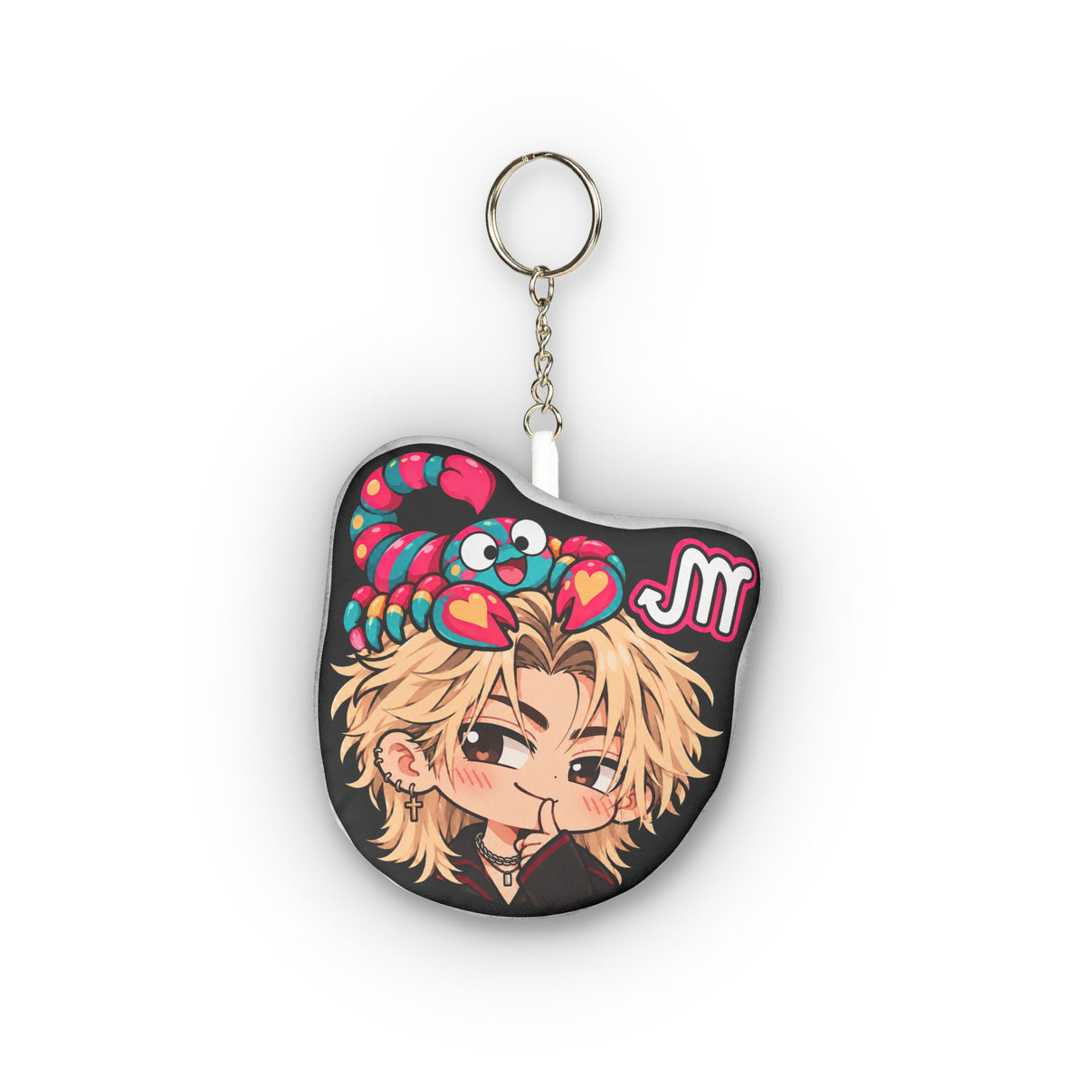Scorpio Plush Keychain – Magnetic Water Sign Chibi Zodiac Charm