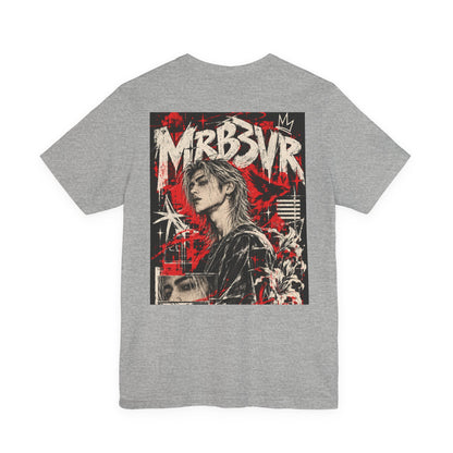 Retro Punk Graphic Tee — 'MRB3VR' Portrait Design