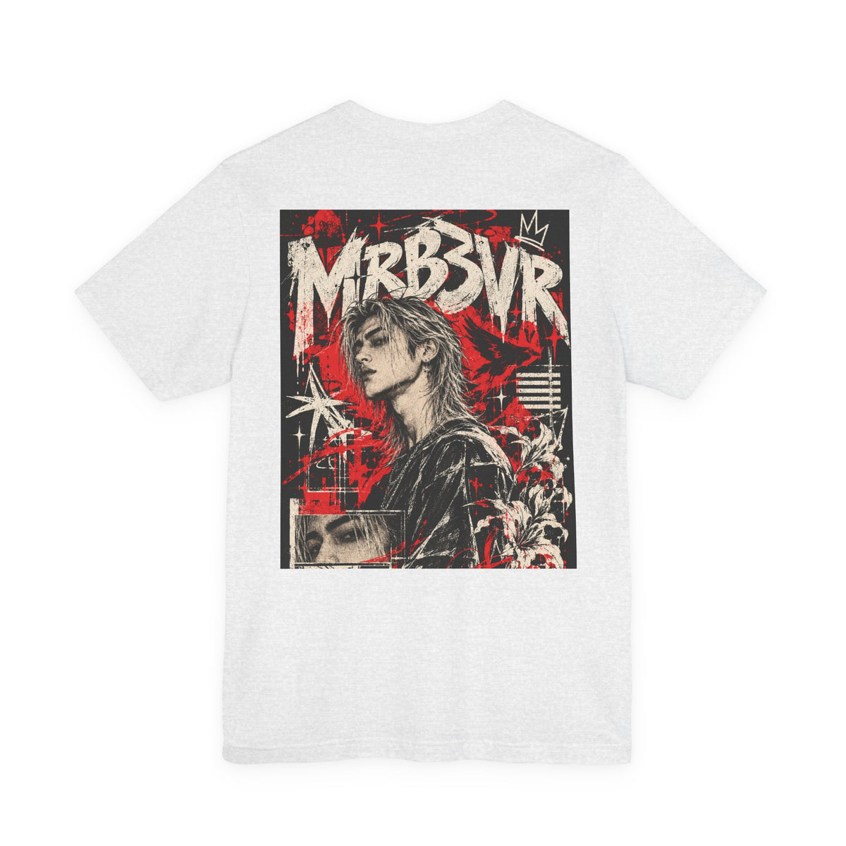 Retro Punk Graphic Tee — 'MRB3VR' Portrait Design