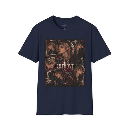 Dark Floral MRB3VR T-Shirt — Gothic Moon & Rose Graphic Tee
