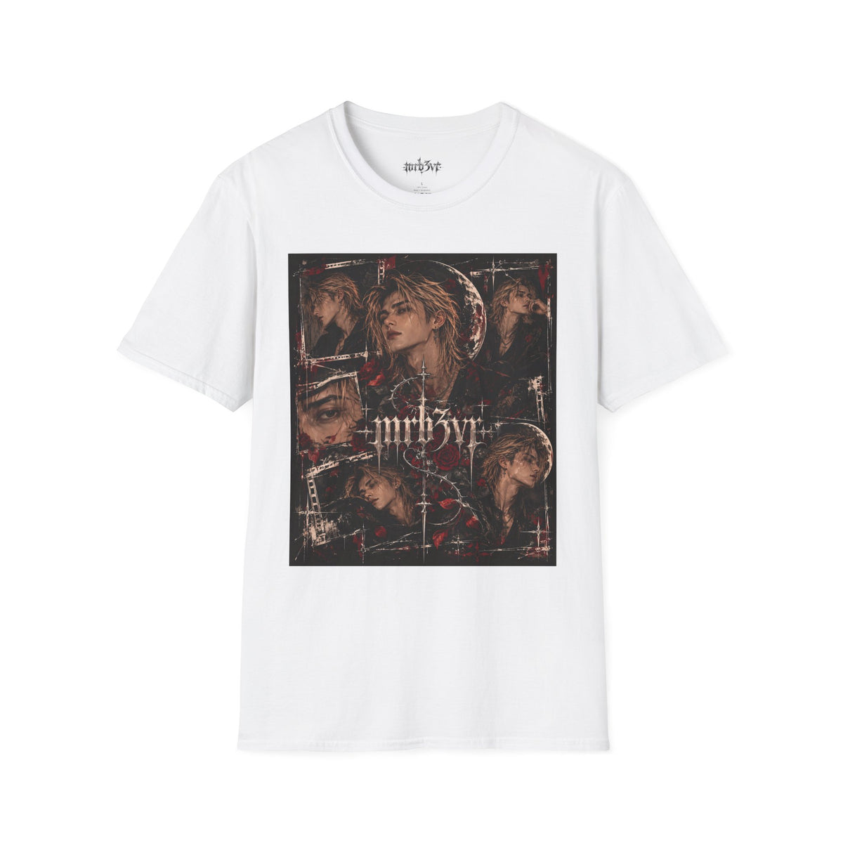 Dark Floral MRB3VR T-Shirt — Gothic Moon & Rose Graphic Tee