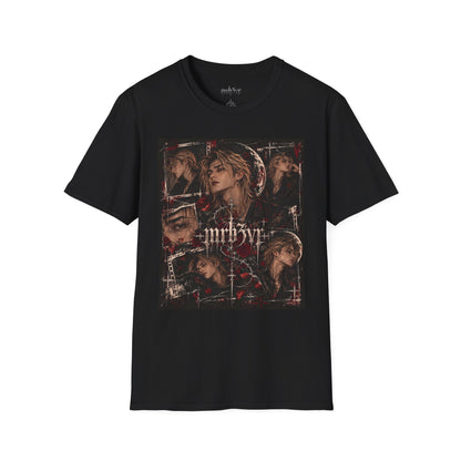 Dark Floral MRB3VR T-Shirt — Gothic Moon & Rose Graphic Tee
