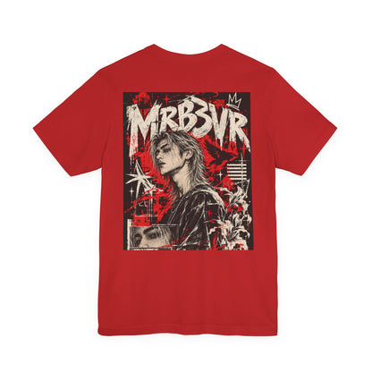 Retro Punk Graphic Tee — 'MRB3VR' Portrait Design