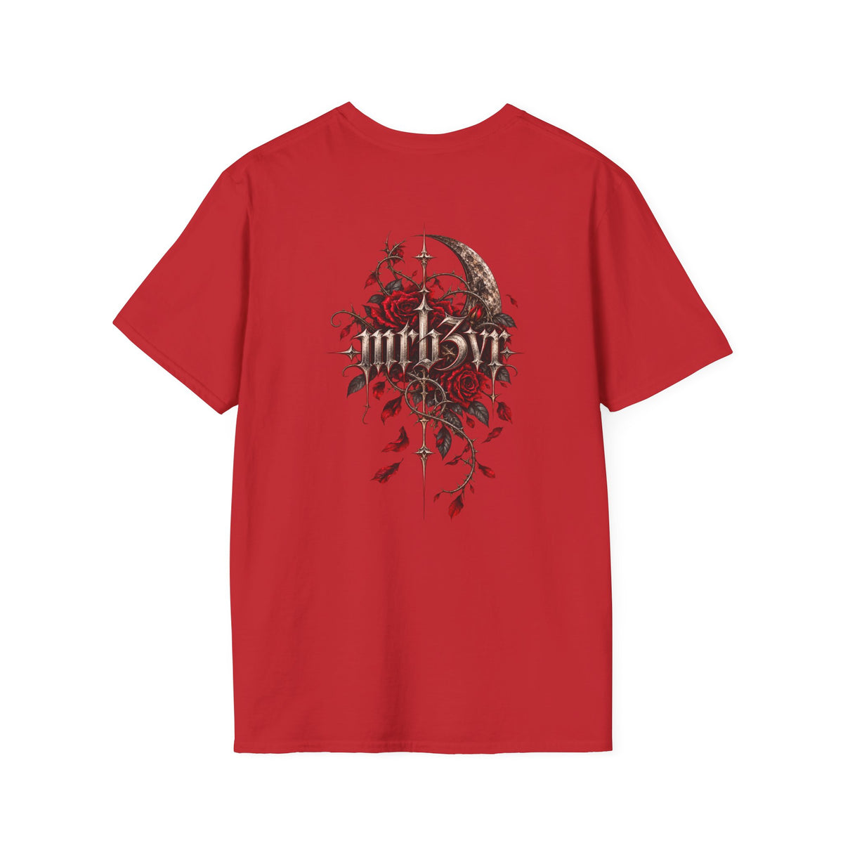 Dark Floral MRB3VR T-Shirt — Gothic Moon & Rose Graphic Tee