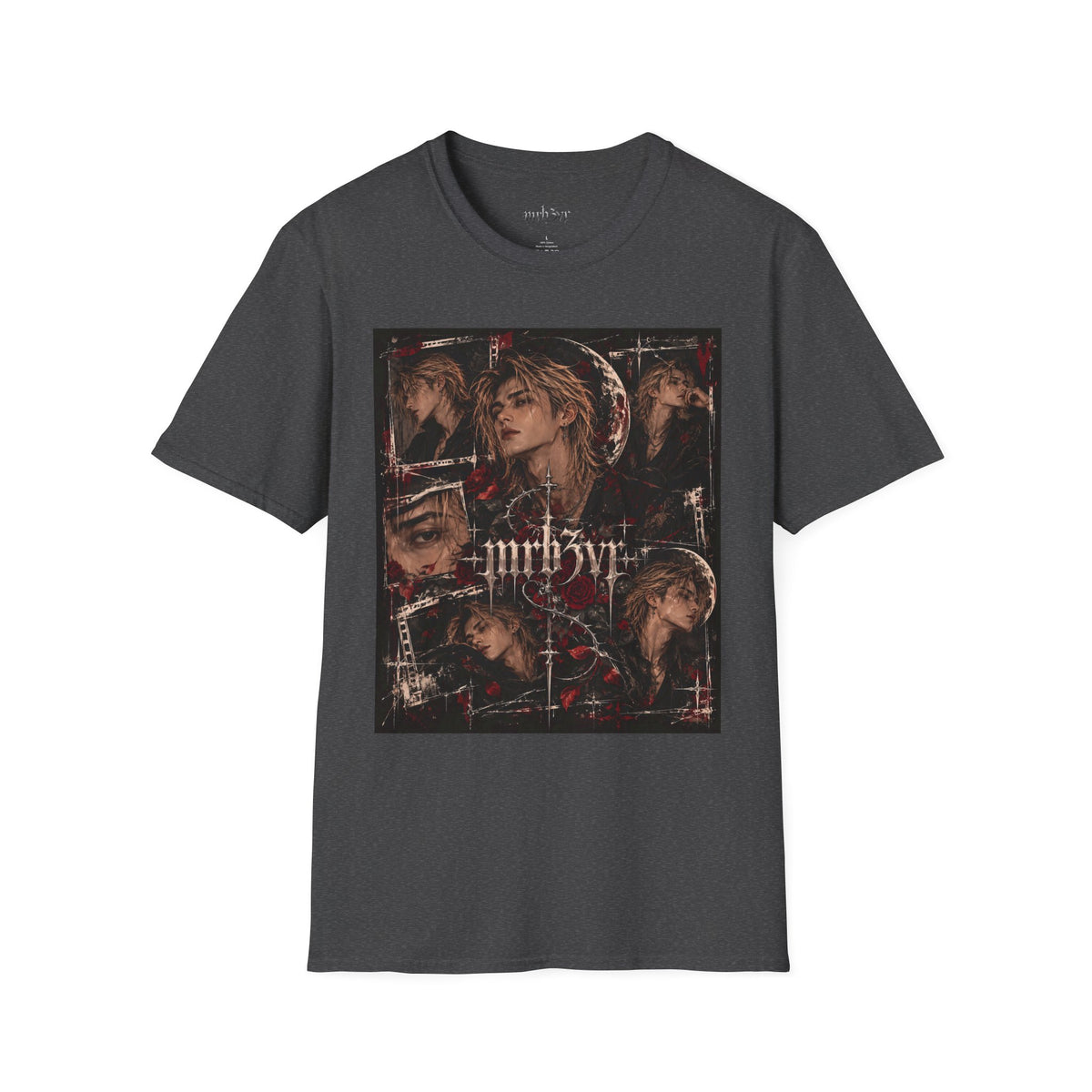 Dark Floral MRB3VR T-Shirt — Gothic Moon & Rose Graphic Tee