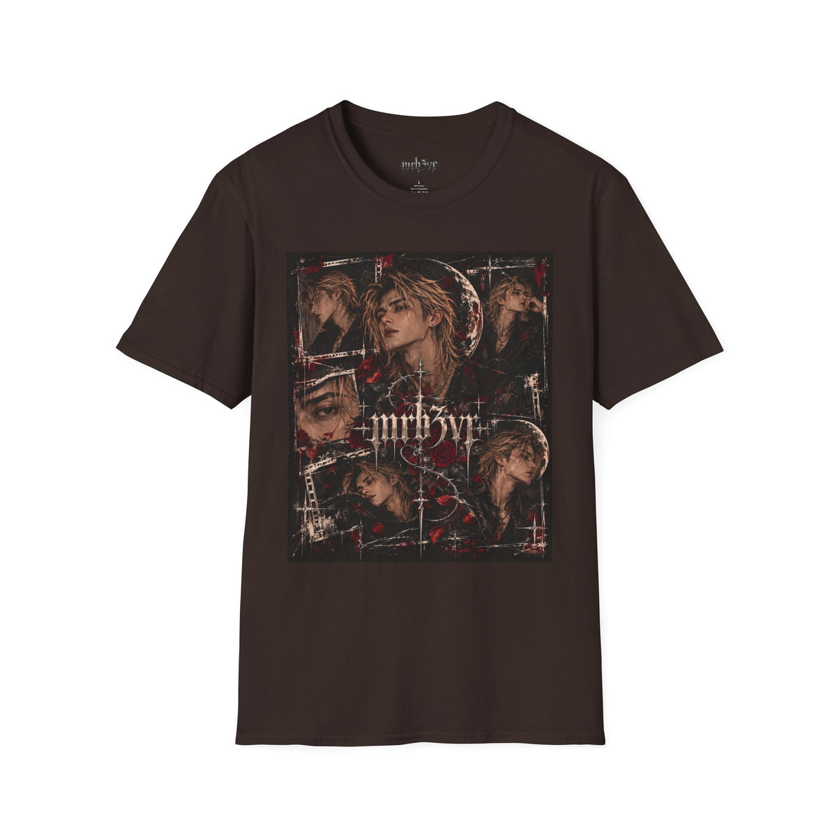 Dark Floral MRB3VR T-Shirt — Gothic Moon & Rose Graphic Tee