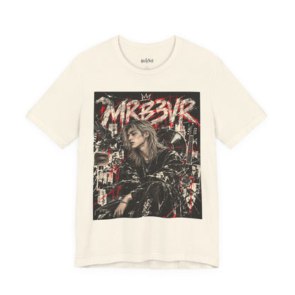 Retro Punk Graphic Tee — 'MRB3VR' Portrait Design