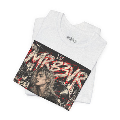Retro Punk Graphic Tee — 'MRB3VR' Portrait Design