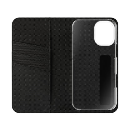 Lyric Flip Case | Dark Romantic Aesthetic Phone Case | Music-Inspired Folio Wallet Case