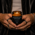 Scented Candle — "The Best Kind of Love" Amber Jar Soy Candle (Multi-Size)