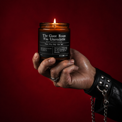 The Guest Room Was Unavailable | Spiced Pumpkin Ginger Soy Candle | Vegan, Non-Toxic | (4oz & 9oz)