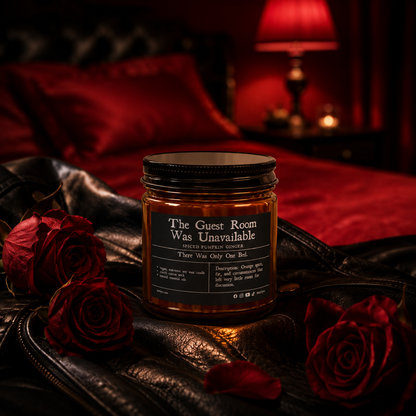The Guest Room Was Unavailable | Spiced Pumpkin Ginger Soy Candle | Vegan, Non-Toxic | (4oz & 9oz)