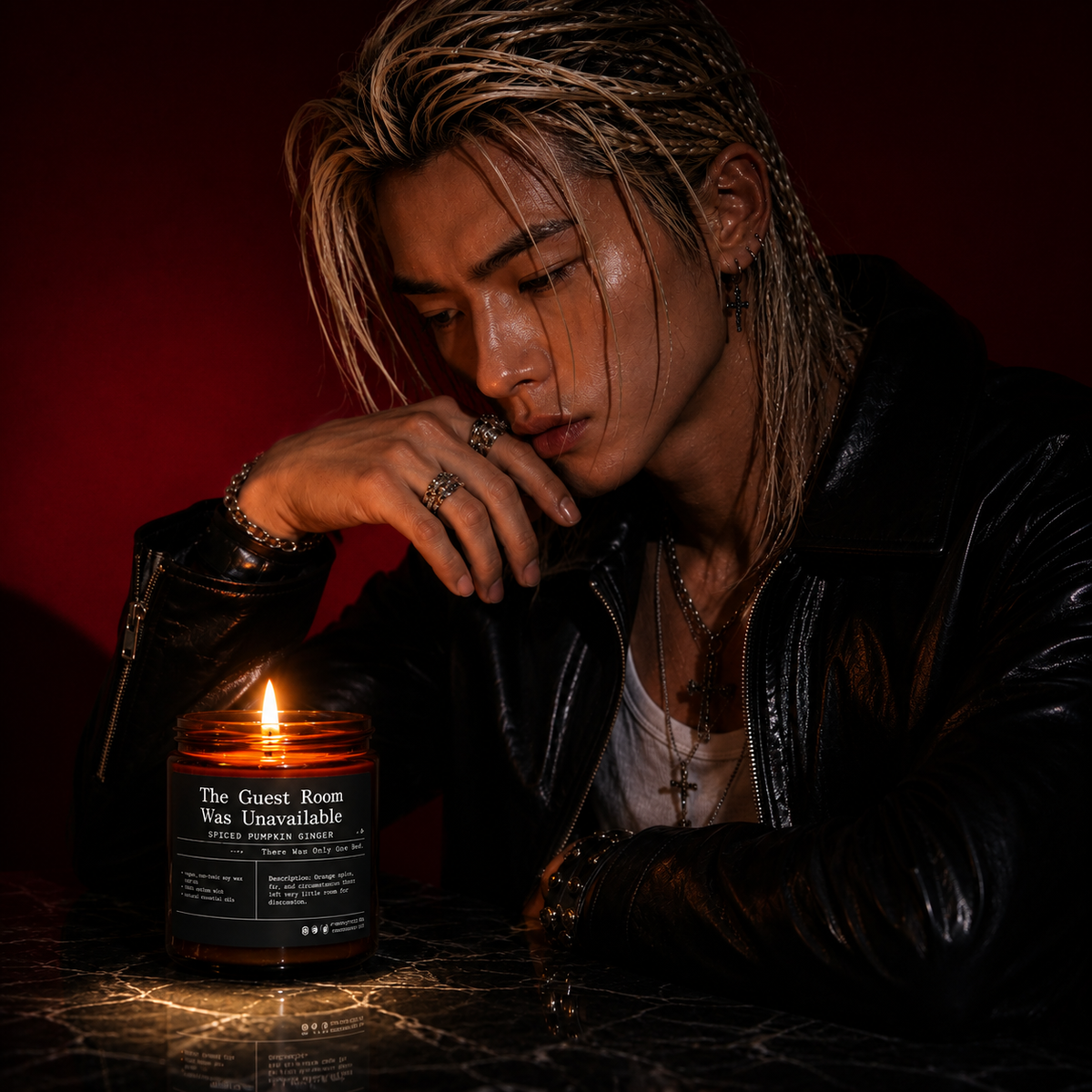 The Guest Room Was Unavailable | Spiced Pumpkin Ginger Soy Candle | Vegan, Non-Toxic | (4oz & 9oz)