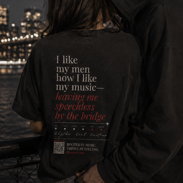 Acid Wash Graphic Tee – I Like My Men How I Like My Music Shirt | Vintage Music Lover T-Shirt | Unisex Streetwear | FREE SHIPPING WORLDWIDE
