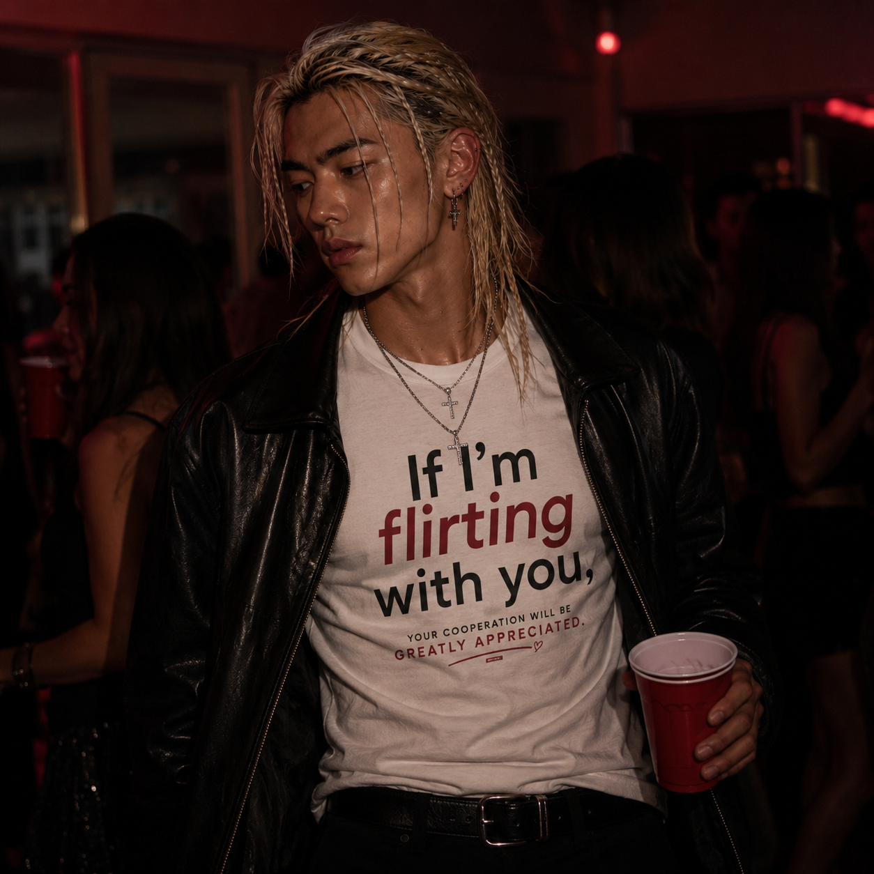 If I'm Flirting with You Shirt | Funny Flirty Graphic Tee | Dating Humor T-Shirt | Conversation Starter