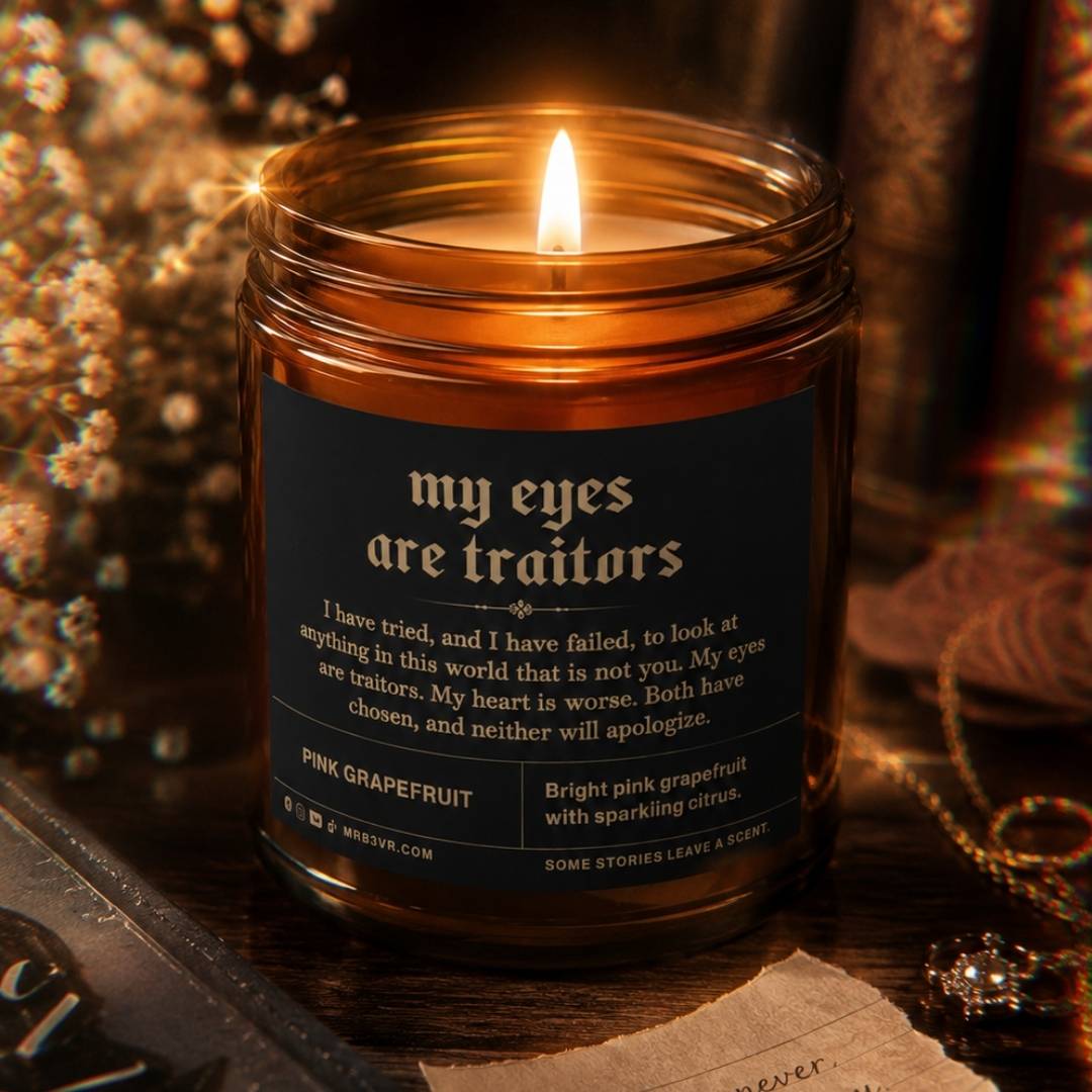 My Eyes Are Traitors | BookTok Soy Candle | Pink Grapefruit