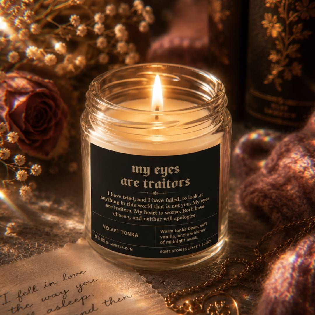 My Eyes Are Traitors | BookTok Soy Candle | Pink Grapefruit