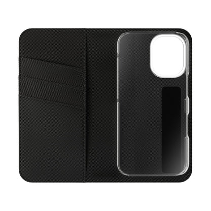 Lyric Flip Case | Dark Romantic Aesthetic Phone Case | Music-Inspired Folio Wallet Case