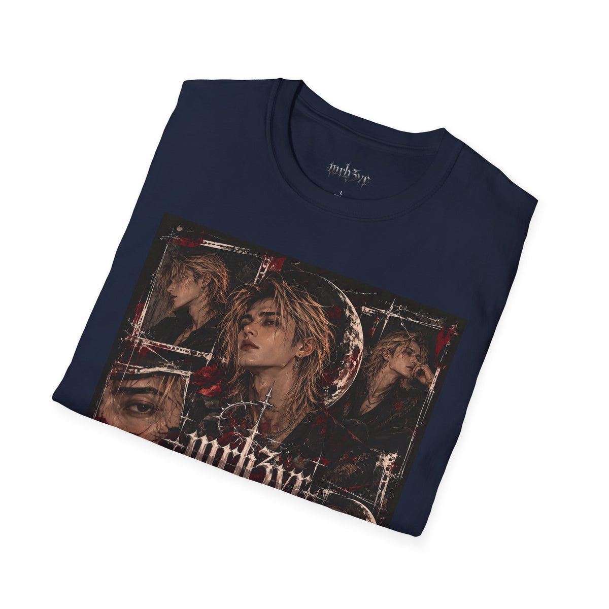 Dark Floral MRB3VR T-Shirt — Gothic Moon & Rose Graphic Tee