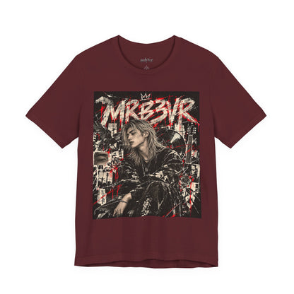 Retro Punk Graphic Tee — 'MRB3VR' Portrait Design
