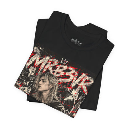 Retro Punk Graphic Tee — 'MRB3VR' Portrait Design