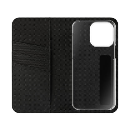 Lyric Flip Case | Dark Romantic Aesthetic Phone Case | Music-Inspired Folio Wallet Case