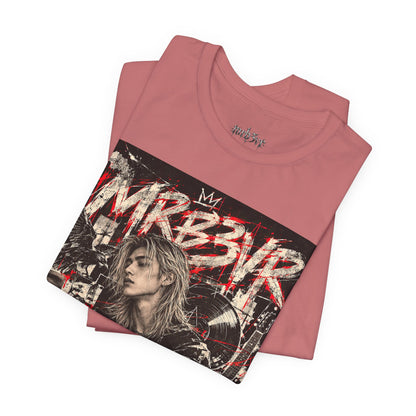 Retro Punk Graphic Tee — 'MRB3VR' Portrait Design
