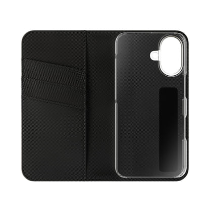Lyric Flip Case | Light Pink Romantic Aesthetic Phone Case | Music-Inspired Folio Wallet Case